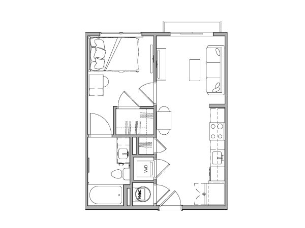 A1B A500-1 2D Floor Plan