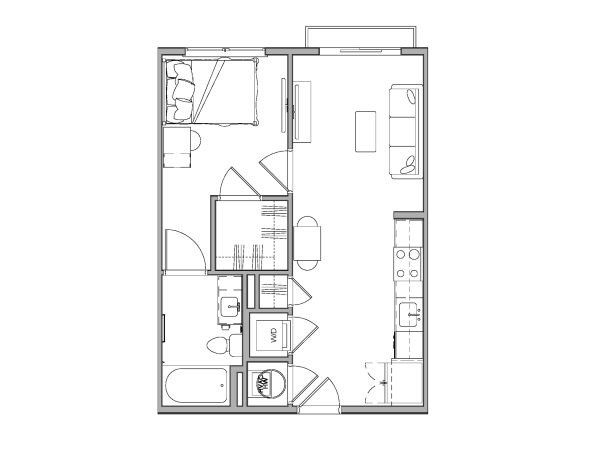 A2A A540-1 2D Floor Plan