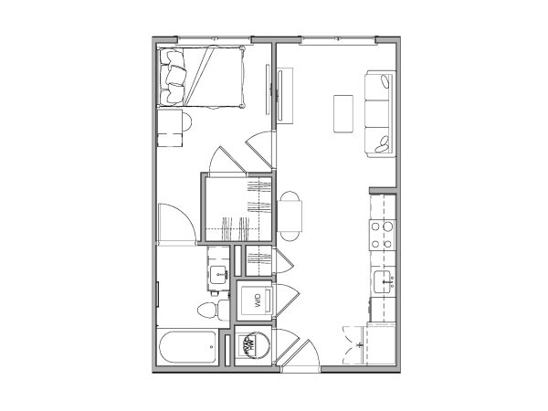 A2B A540-2 2D Floor Plan