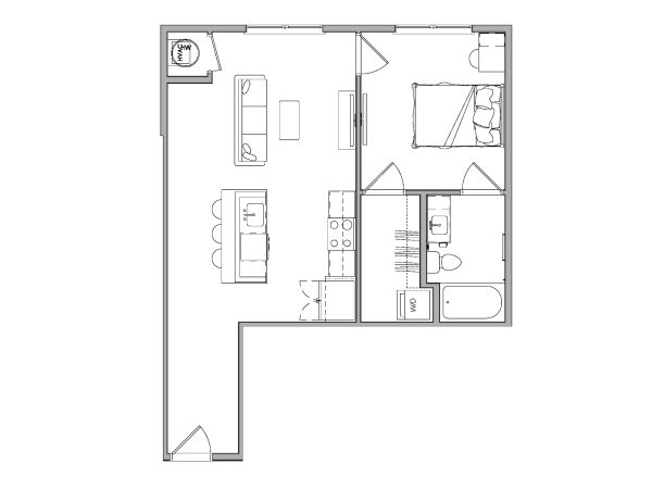 A4B A688 2D Floor Plan