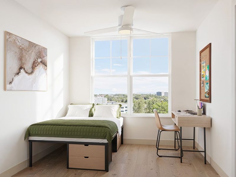 Furnished Bedroom Student Housing Brickside