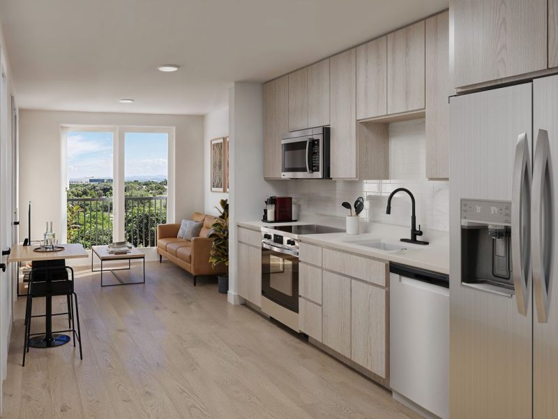 Modern Kitchen Student Housing Brickside
