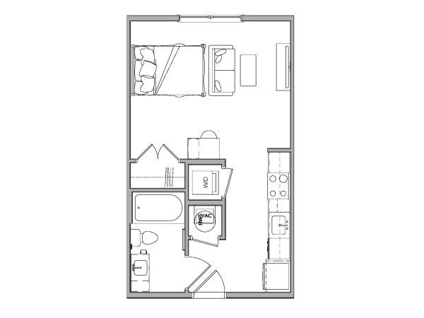 S1C/D 2D Floor Plan